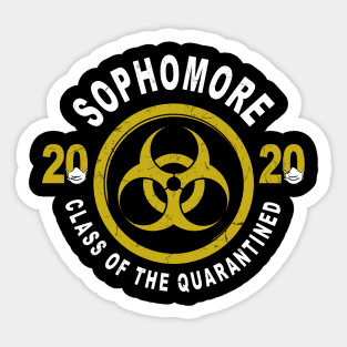 Sophomore 2020 Class Of The Quarantined Graduation Sticker